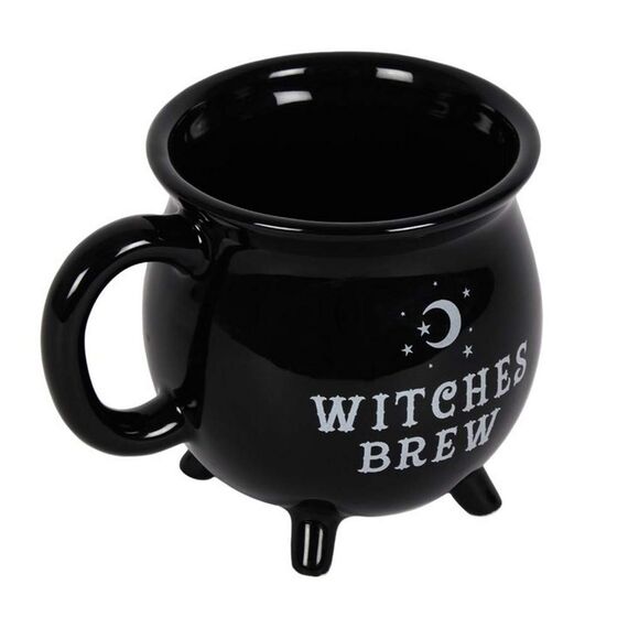 something different Witches Brew, Steinzeug, Kesselbecher, Schwarz, Einheitsgröße (1er Pack)