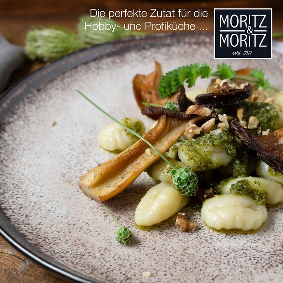 Moritz & Moritz VIDA 6er Dinner Teller Set Beige - Dinnerteller für 6 Personen - Porzellan spülmaschinen- und mikrowellengeeignet