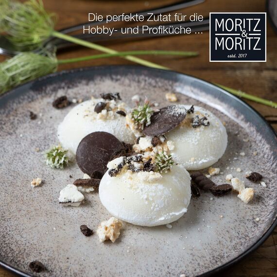 Moritz & Moritz VIDA 6er Dessertteller Set Beige - Stylische Porzellan Frühstücksteller, Kuchenteller für 6 Personen - Spülmaschinen- und Mikrowellengeeignet