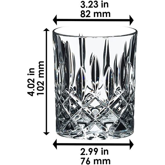 Nachtmann 4-teiliges Whisky Gläser Set, 295 ml, Noblesse, 89207, Whisky Tumbler aus Kristallglas, Whiskygläser spülmaschinenfest