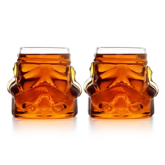 Original Stormtrooper Whiskeyglas-Set in Helmform, 2 Stück, transparent, für Whiskey, Bourbon, Scotch und Gin, je 300 ml, perfektes Whiskeyglas-Geschenkset für Männer – ThumbsUp!