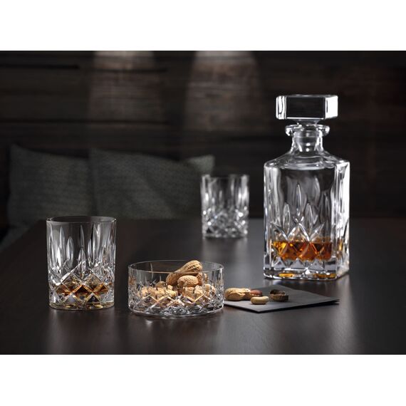 Nachtmann 4-teiliges Whisky Gläser Set, 295 ml, Noblesse, 89207, Whisky Tumbler aus Kristallglas, Whiskygläser spülmaschinenfest
