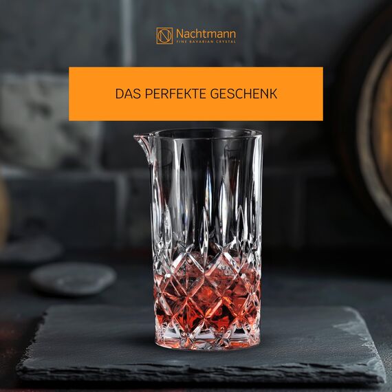 Nachtmann Rührglas Cocktail 750 ml, Noblesse, 101258, Mixing Glass aus Kristallglas, spülmaschinenfest