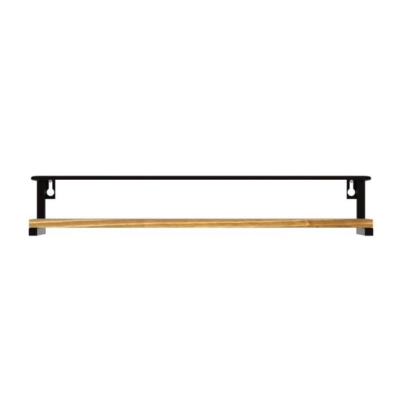 OROPY 2er Pack Gewürzregale Wandmontage für Küche, Gewürzhalter Organizer Hängend aus Kiefernholz, Küchenregal Wand Holz für Schranktür, Ankerkrautgläser, Gewürzdosen - Kiefernholz, 40x9cm