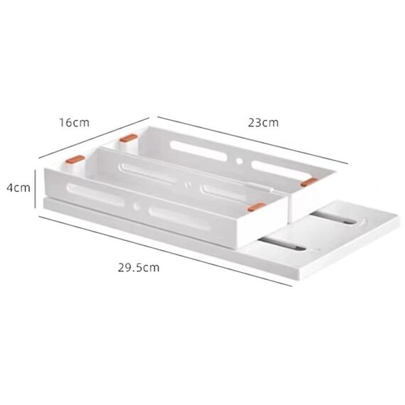 Melldrry Gewürzregal Ausziehbar, Drehteller Organizer, Schrank Organizer Küche, Drehbar Lazy Gewürzregal Küchen Organizer, Drehplatter Organizer Für Schrank Kühlschrank Küchen Arbeitsplaatte
