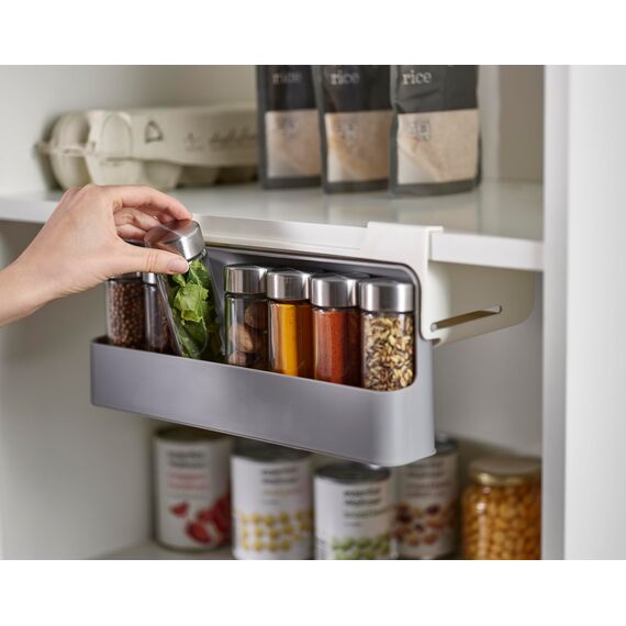 Joseph Joseph CupboardStore in cupboard, Küche Lagerung unter Regal Gewürzregal, Organisator Grau, 30