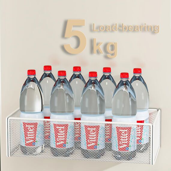 LIFEFAN Magnetregal Küchenorganizer Gewürzregal Magnetisch Kühlschrank Regal Küchenrollenhalter Magnet Ablage Platzsparend Organizer Gewürzgläser