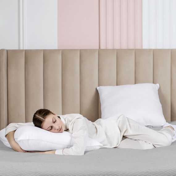 Utopia Bedding 2er Set Kissenfüllung 80 x 80 cm, Innenkissen Füllkissen Kopfkissen Sofakissen (Weiß)