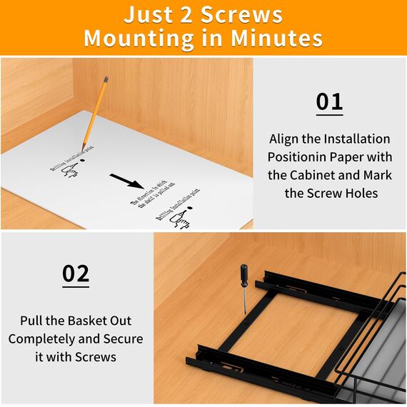 AIRUJIA Gewürzregal Ausziehbar, Spülschrank Organizer, Gewürzregal Schrank, Spice Rack, Anhebbares Waschbecken Regal, Gewürz Organizerfür Für Küche, L26.4*B22.2*H5.6CM