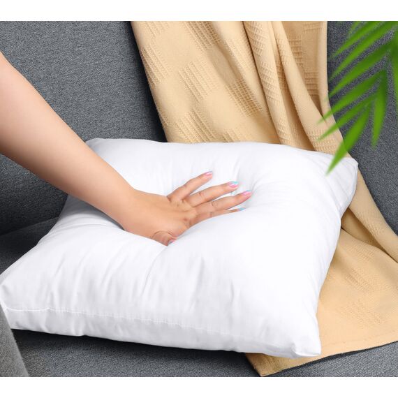 Utopia Bedding 4er Set Kissenfüllung 43 x 43 cm, Innenkissen Füllkissen Kopfkissen Sofakissen (Weiß)