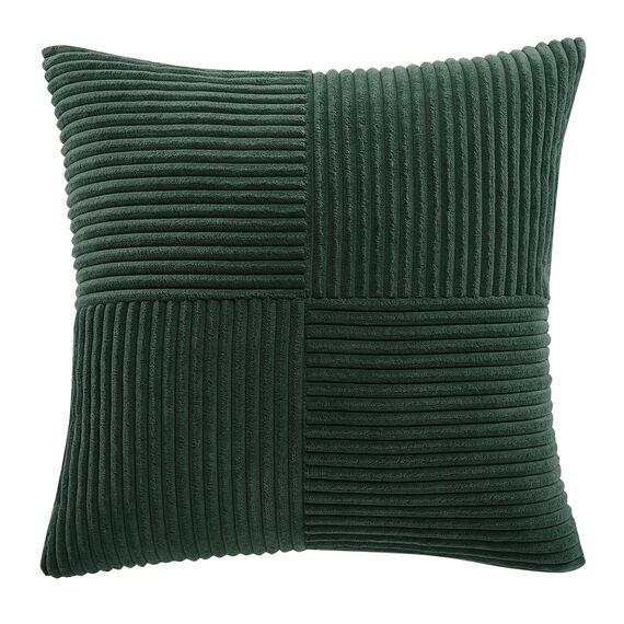 FDTERN 2er Set Dunkelgrün Kordsamt Kissenbezug 30x30 Weich Dekorative Kissenbezüge Kissenhülle Dekokissenbezug Sofakissen Dekokissen Boho Deko für Sofa Schlafzimmer Wohnzimmer