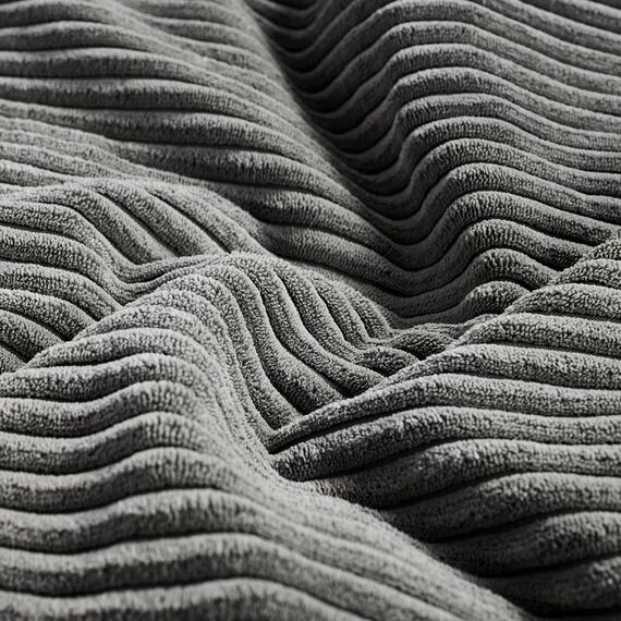 FDTERN 2er Set Dunkelgrau Kordsamt Kissenbezug 35x35CM Weich Moderne Dekorative Kissenbezüge Kissenhülle Dekokissenbezug Sofakissen Dekokissen Boho Deko für Sofa Schlafzimmer Wohnzimmer Balkon