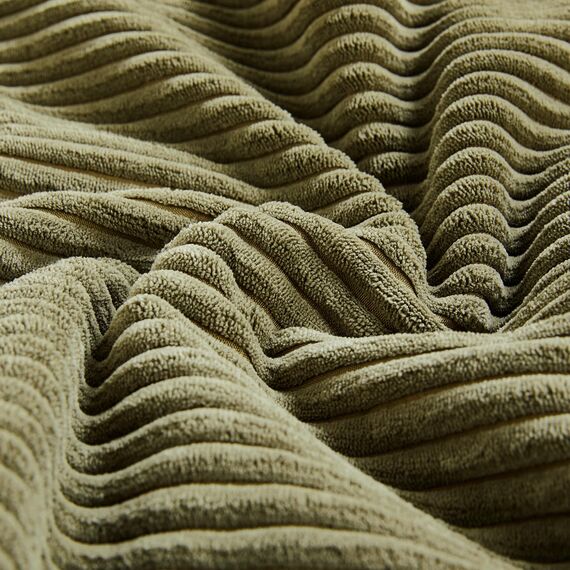 FDTERN 2er Set Olivgrün Kordsamt Kissenbezug 70x70 Weich Moderne Dekorative Kissenbezüge Kissenhülle Dekokissenbezug Sofakissen Dekokissen Boho Deko für Sofa Schlafzimmer Wohnzimmer Bett