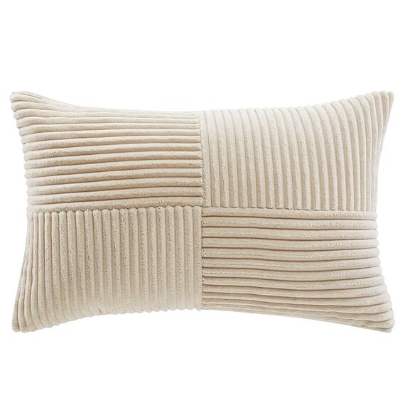 FDTERN 2er Set Khaki Beige Kordsamt Kissenbezug 40x60CM Weich Moderne Dekorative Kissenbezüge Kissenhülle Dekokissenbezug Sofakissen Dekokissen Boho Deko für Sofa Schlafzimmer Wohnzimmer Balkon