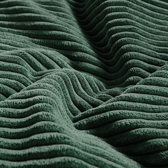 FDTERN 2er Set Dunkelgrün Kordsamt Kissenbezug 40x60 Weich Dekorative Kissenbezüge Kissenhülle Dekokissenbezug Sofakissen Dekokissen Boho Deko für Sofa Schlafzimmer Wohnzimmer