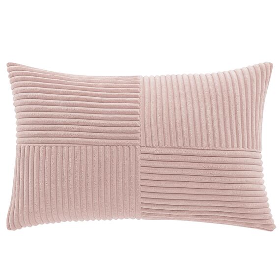 FDTERN 2er Set Altrosa Kordsamt Kissenbezug 35x60CM Weich Moderne Dekorative Kissenbezüge Kissenhülle Dekokissenbezug Sofakissen Dekokissen Boho Deko für Sofa Schlafzimmer Wohnzimmer Balkon