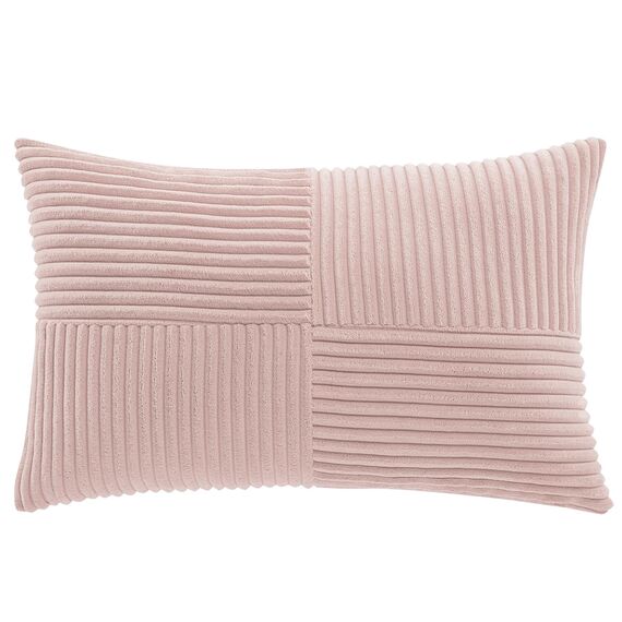 FDTERN 2er Set Altrosa Kordsamt Kissenbezug 40x80CM Weich Moderne Dekorative Kissenbezüge Kissenhülle Dekokissenbezug Sofakissen Dekokissen Boho Deko für Sofa Schlafzimmer Wohnzimmer Bett