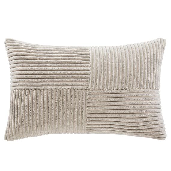 FDTERN 2er Set Taupe Kordsamt Kissenbezug 40x70 Weich Moderne Dekorative Kissenbezüge Kissenhülle Dekokissenbezug Sofakissen Dekokissen Boho Deko für Sofa Schlafzimmer Wohnzimmer Bett