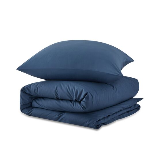 BEDSURE Bettwäsche 135x200 Baumwolle Blau - Bettwäsche-Sets 135 x 200 cm Bettbezug 2teilig mit Kissenbezug 80x80 cm, Oeko-TEX Bedding mit Reißverschluss