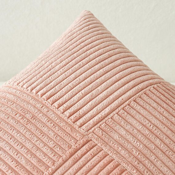 MIULEE 2er Set Kissenbezug 45x45cm Rose Kissenhülle Kissenbezüge Sofakissen Dekokissen Boho Couchkissen Kord Dekorative Zierkissenbezug für Sofa