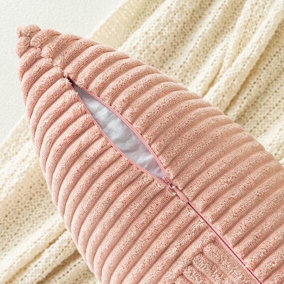 MIULEE 2er Set Kissenbezug 50x50cm Rose Kissenhülle Kissenbezüge Sofakissen Dekokissen Boho Couchkissen Kord Dekorative Zierkissenbezug für Sofa