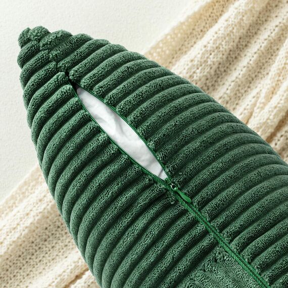 MIULEE 2er Set Kissenbezug 45x45cm Dunkelgrün Kissenhülle Kissenbezüge Sofakissen Dekokissen Boho Couchkissen Kord Dekorative Zierkissenbezug für Sofa