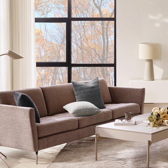 Topfinel 4er Set Boho Kissenbezug 40x40 cm grau Kordsamt Kissenbezüge Kissenhülle sofakissen dekokissen deko für Sofa Schlafzimmer Wohnzimmer Kinder flauschig Farbverlauf