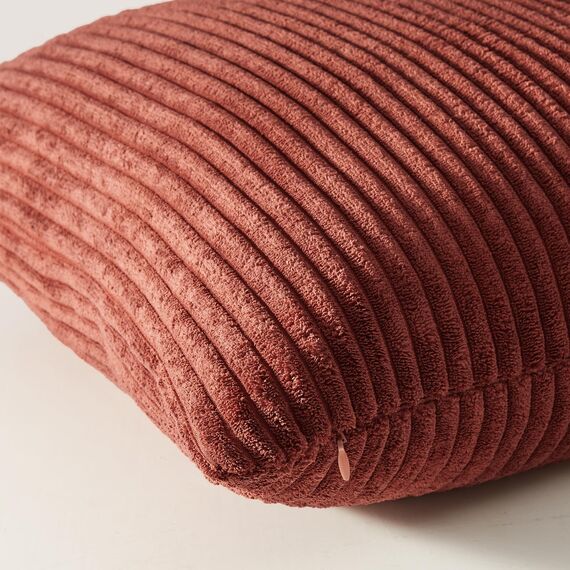 Topfinel Kissenbezug 40x40 Herbst 4er Set Cord Kissenbezüge Kissenhülle Sofakissen Dekokissen deko für Sofa Bett Wohnzimmer Kinder flauschig Orange Gelb Grün