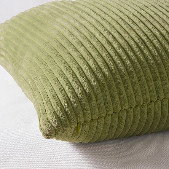 Topfinel 4er Set Samt Kissenbezug Kissenhülle Kopfkissenbezug Dekorative Dekokissen Couchkissen Deko Bezug Sofakissenbezug für Wohnzimmer Schlafzimmer Büro 45x45 cm,Gelbgrün