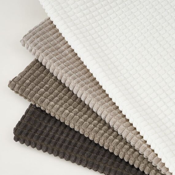 Topfinel Boho Kissenbezug 45x45 cm Natural 4er Set Kordsamt Kissenbezüge Kissenhülle sofakissen dekokissen deko für Sofa Schlafzimmer Wohnzimmer Kinder flauschig Farbverlauf