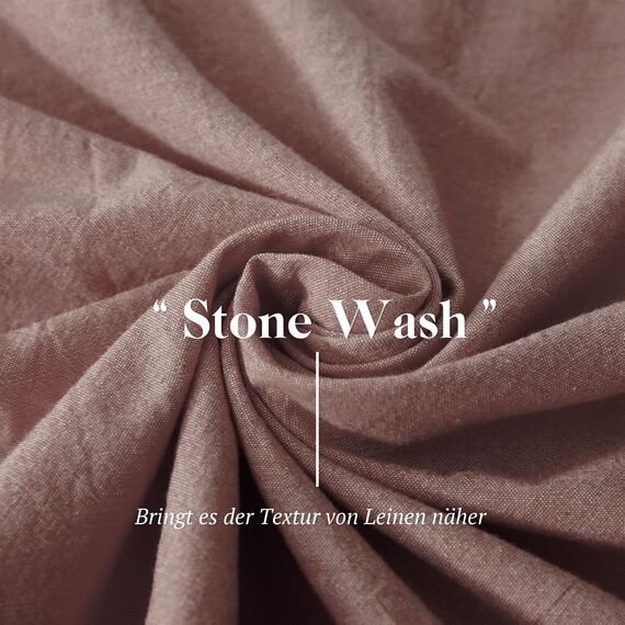 SOULFUL Bettwäsche 220x240 Baumwolle 3 Teilig, Bettwäsche-Sets Ziegelrot mit Reißverschluss, Ähnliche Textur wie Stone Washed Leinen, Enthält 1 Bettbezug 220x240 und 2 Kissenbezug 80x80