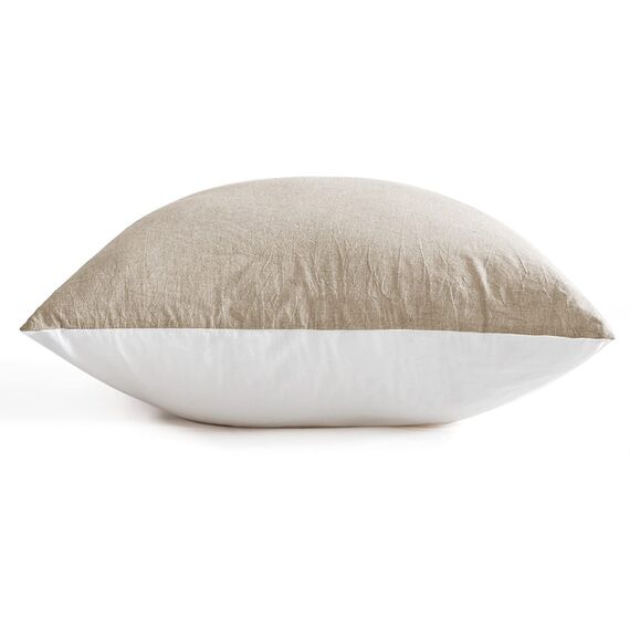 SOULFUL Kissenbezug 40x80 Baumwolle Aprikose, Kissenbezüge 2 Teilig mit Reißverschluss, Ähnliche Textur wie Stone Washed Leinen, ÖkoTex Zertifiziert, Weich und Bequem