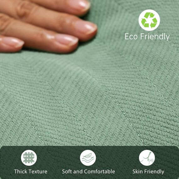 ZWJD Staub Grün Kissenbezug 40x40 2er Set Chenille Kissenbezüge Sofakissen Kissenhüllen mit elegantem Design, weiche und luxuriöse dekorative Dekokissen für Couch, Bett und Heimdekoration