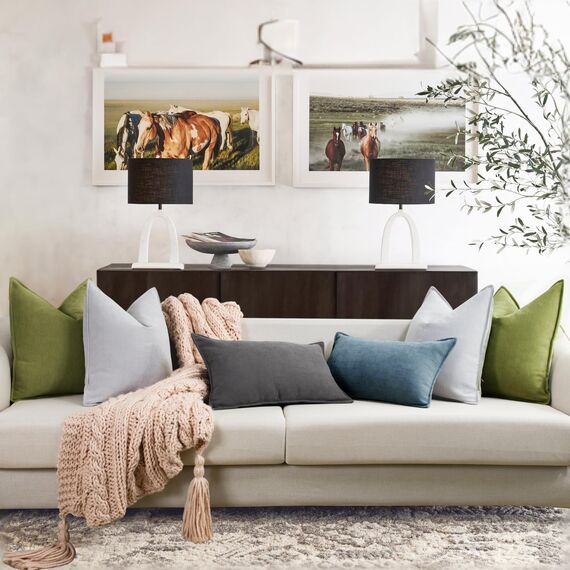 ZWJD Oliv Grün Kissenbezug 30x50 2er Set Chenille Kissenbezüge Sofakissen Kissenhüllen mit elegantem Design, weiche und luxuriöse dekorative Dekokissen für Couch, Bett und Heimdekoration