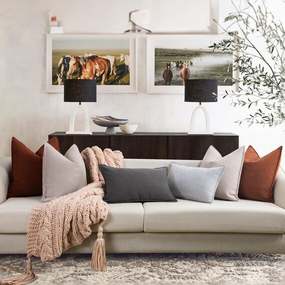 ZWJD Rost Kissenbezug 30x50 2er Set Chenille Kissenbezüge Sofakissen Kissenhüllen mit elegantem Design, weiche und luxuriöse dekorative Dekokissen für Couch, Bett und Heimdekoration