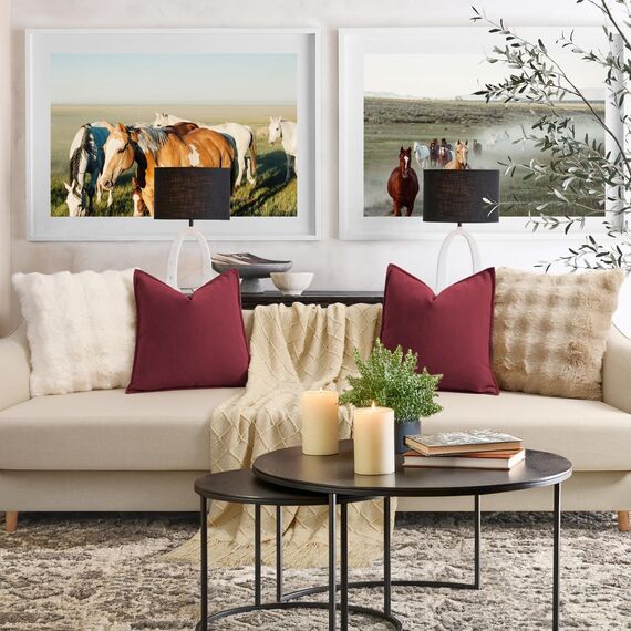 ZWJD Burgunder Kissenbezug 45x45 2er Set Chenille Kissenbezüge Sofakissen Kissenhüllen mit elegantem Design, weiche und luxuriöse dekorative Dekokissen für Couch, Bett und Heimdekoration