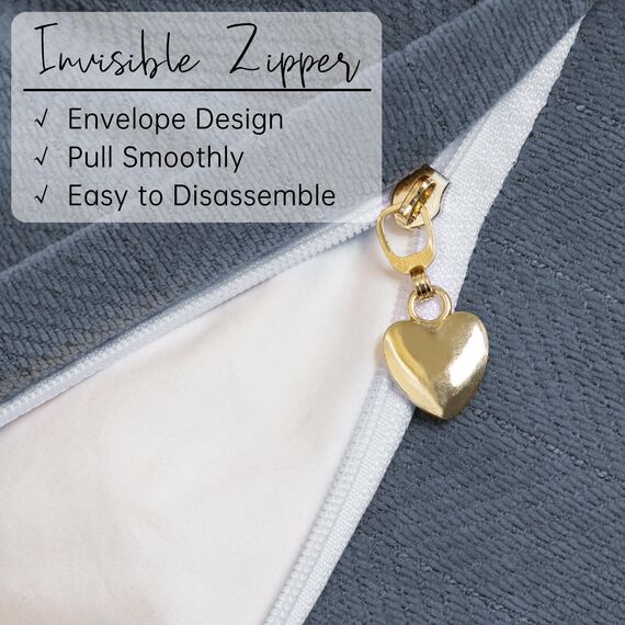 ZWJD Staub Blau Kissenbezug 60x60 2er Set Chenille Kissenbezüge Sofakissen Kissenhüllen mit elegantem Design, weiche und luxuriöse dekorative Dekokissen für Couch, Bett und Heimdekoration