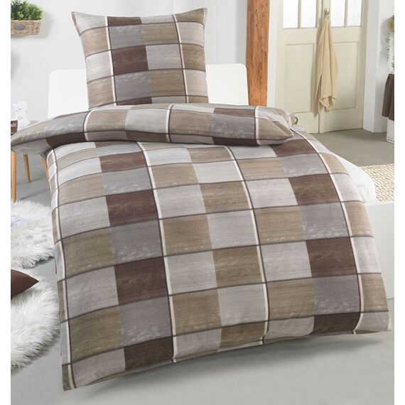 DreamHome Warme Winter Microfaser Thermo Fleece Bettwäsche 135x200 155x220 200x200 Moderne, Größe:155 x 220 cm, Design - Motiv:Design 4