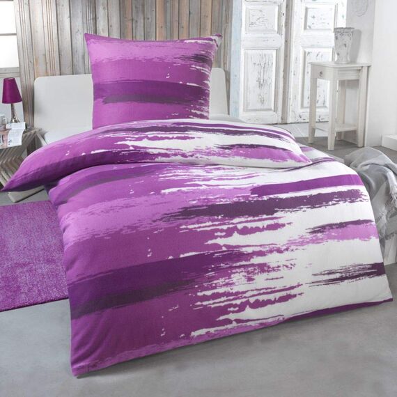 DreamHome Warme Winter Microfaser Thermo Fleece Bettwäsche 135x200 155x220 200x200 Moderne, Größe:155 x 220 cm, Design - Motiv:Design 13