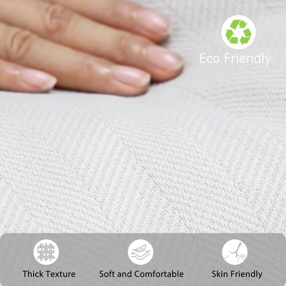 ZWJD Creme Kissenbezug 30x50 2er Set Chenille Kissenbezüge Sofakissen Kissenhüllen mit elegantem Design, weiche und luxuriöse dekorative Dekokissen für Couch, Bett und Heimdekoration