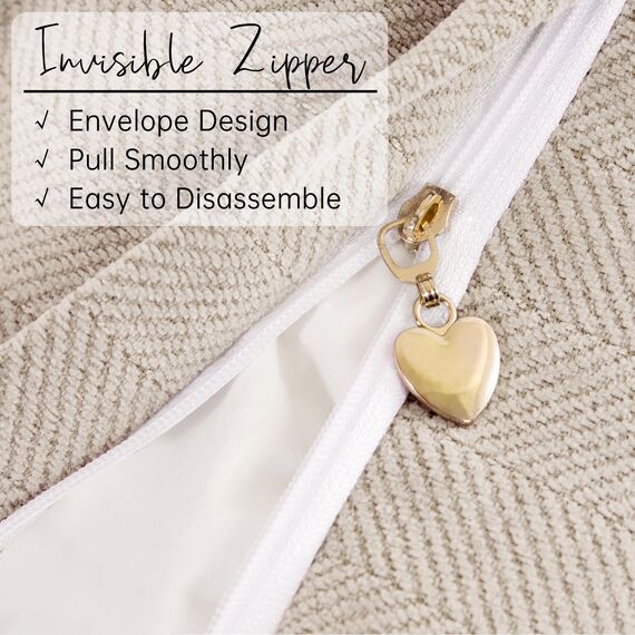 ZWJD Beige Kissenbezug 55x55 2er Set Chenille Kissenbezüge Sofakissen Kissenhüllen mit elegantem Design, weiche und luxuriöse dekorative Dekokissen für Couch, Bett und Heimdekoration