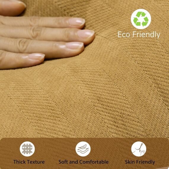 ZWJD Senf Gelb Kissenbezug 40x40 2er Set Chenille Kissenbezüge Sofakissen Kissenhüllen mit elegantem Design, weiche und luxuriöse dekorative Dekokissen für Couch, Bett und Heimdekoration