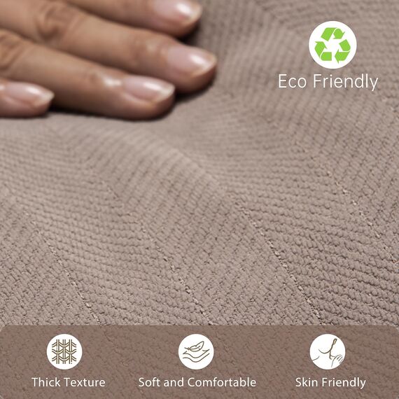 ZWJD Khaki Kissenbezug 45x45 2er Set Chenille Kissenbezüge Sofakissen Kissenhüllen mit elegantem Design, weiche und luxuriöse dekorative Dekokissen für Couch, Bett und Heimdekoration