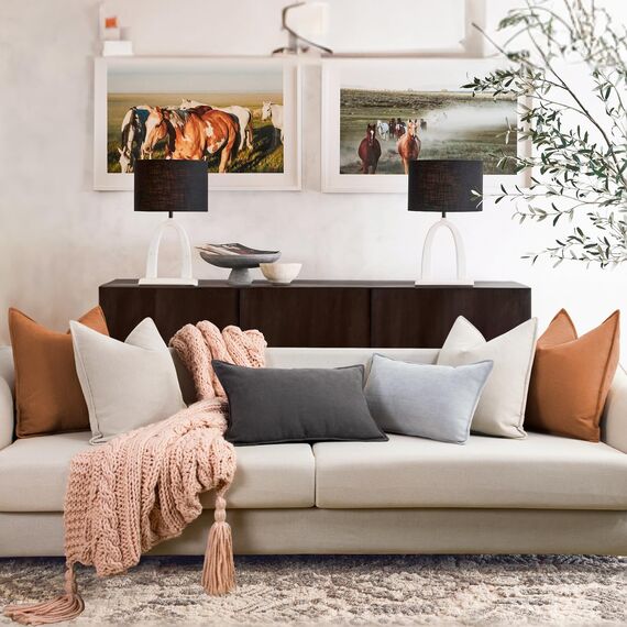 ZWJD Orange Kissenbezug 40x40 2er Set Chenille Kissenbezüge Sofakissen Kissenhüllen mit elegantem Design, weiche und luxuriöse dekorative Dekokissen für Couch, Bett und Heimdekoration