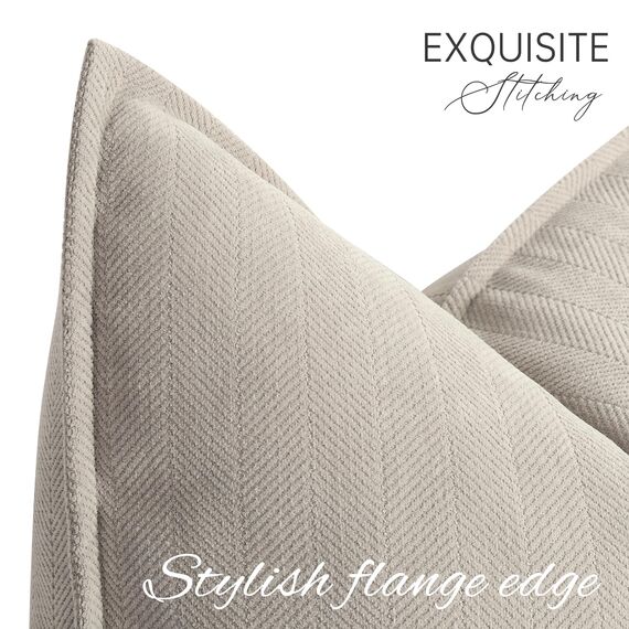 ZWJD Grau Kissenbezug 45x45 2er Set Chenille Kissenbezüge Sofakissen Kissenhüllen mit elegantem Design, weiche und luxuriöse dekorative Dekokissen für Couch, Bett und Heimdekoration