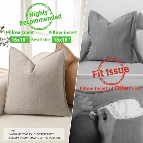 ZWJD Grau Kissenbezug 40x40 2er Set Chenille Kissenbezüge Sofakissen Kissenhüllen mit elegantem Design, weiche und luxuriöse dekorative Dekokissen für Couch, Bett und Heimdekoration