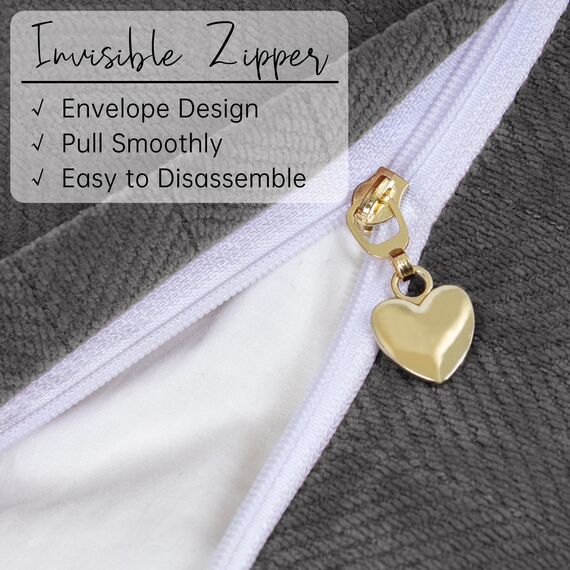 ZWJD Rustikales Grau Kissenbezug 30x50 2er Set Chenille Kissenbezüge Sofakissen Kissenhüllen mit elegantem Design, weiche und luxuriöse dekorative Dekokissen für Couch, Bett und Heimdekoration