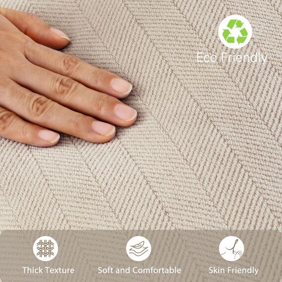 ZWJD Beige Kissenbezug 40x60 2er Set Chenille Kissenbezüge Sofakissen Kissenhüllen mit elegantem Design, weiche und luxuriöse dekorative Dekokissen für Couch, Bett und Heimdekoration