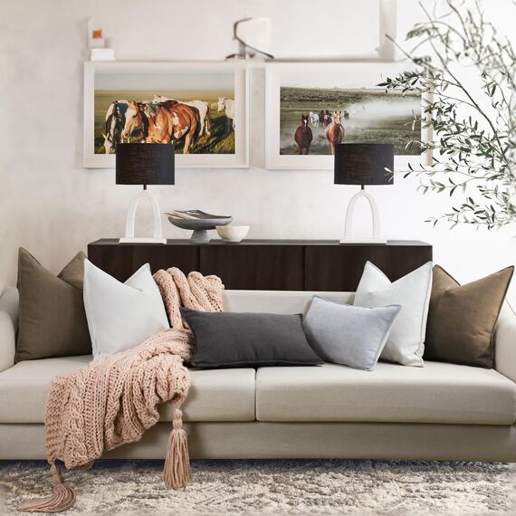 ZWJD Braun Kissenbezug 60x60 2er Set Chenille Kissenbezüge Sofakissen Kissenhüllen mit elegantem Design, weiche und luxuriöse dekorative Dekokissen für Couch, Bett und Heimdekoration