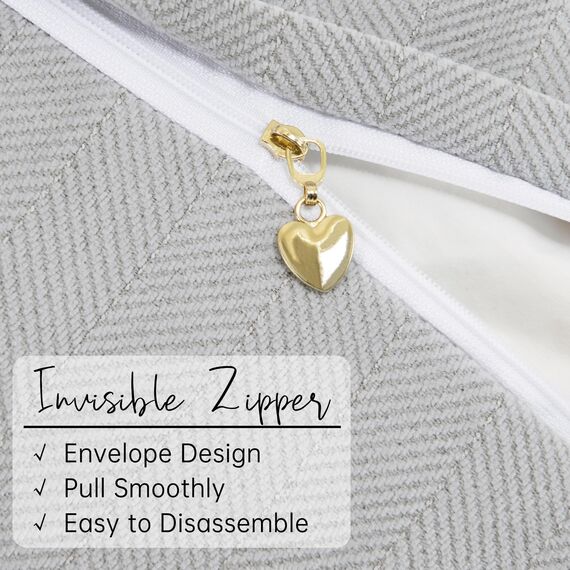 ZWJD Hell Grau Kissenbezug 45x45 2er Set Chenille Kissenbezüge Sofakissen Kissenhüllen mit elegantem Design, weiche und luxuriöse dekorative Dekokissen für Couch, Bett und Heimdekoration